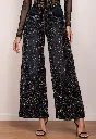 Blugi Wide-Leg Brocade Glamour
