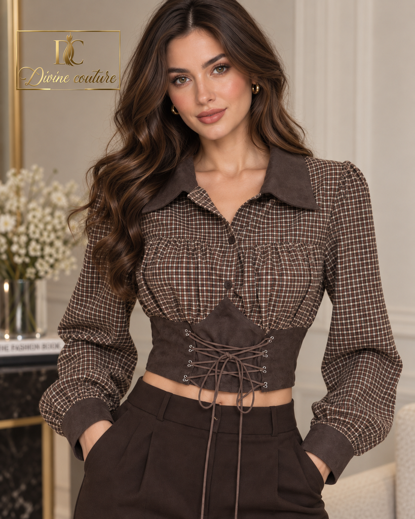 Cămașă stil corset Vivienne Brown