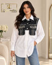 Cămașă 2 în 1 Pearl Denim Black