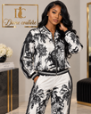 Compleu 2 piese Safari Glam White&Black