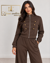 Compleu casual-chic Military Chocolate