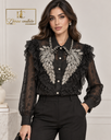 Cămașă Elegantă din Dantelă Aria Wings