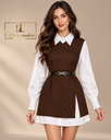 Rochie 2 în 1 / Compleu Tunică și Cămașă Aria Moka