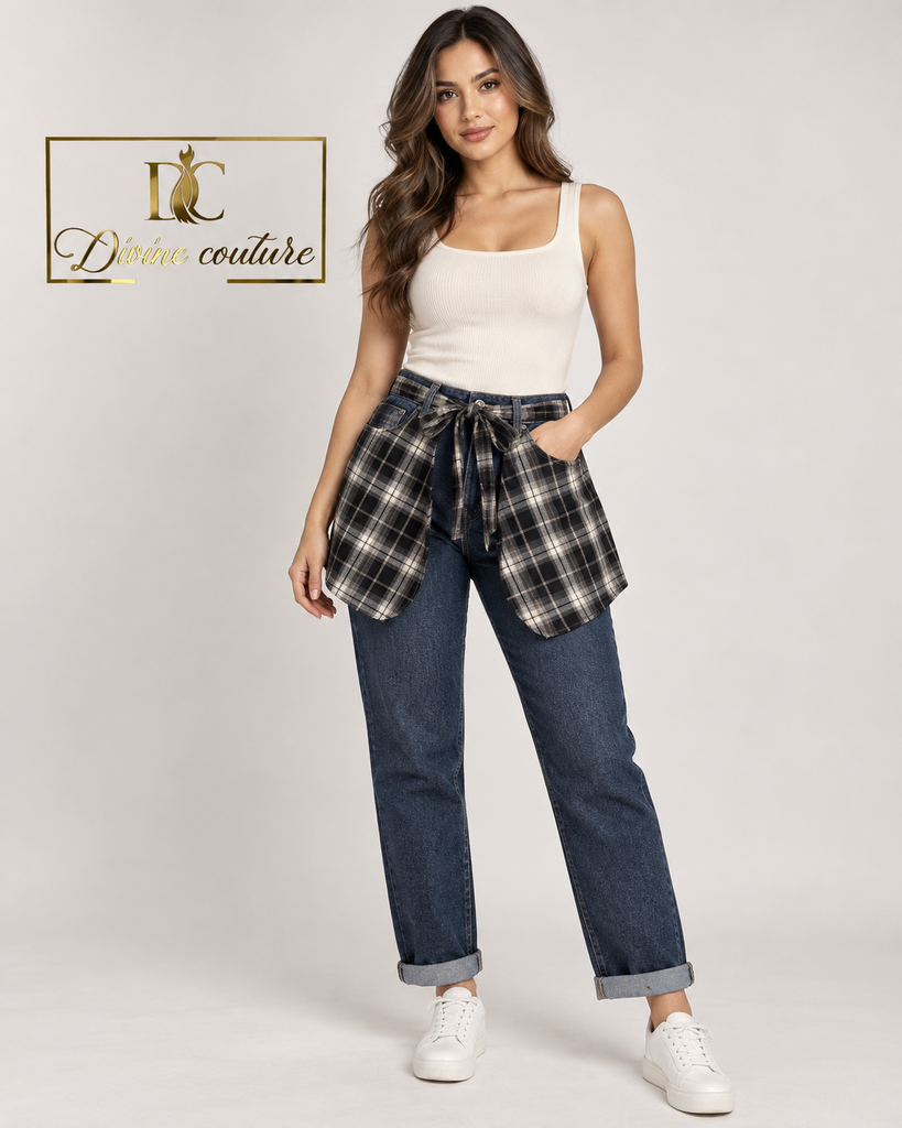 Blugi Kira Plaid