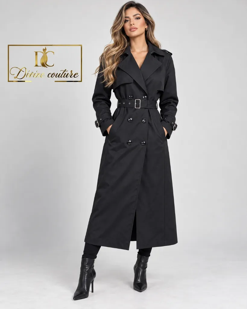 Palton Parisian Noir