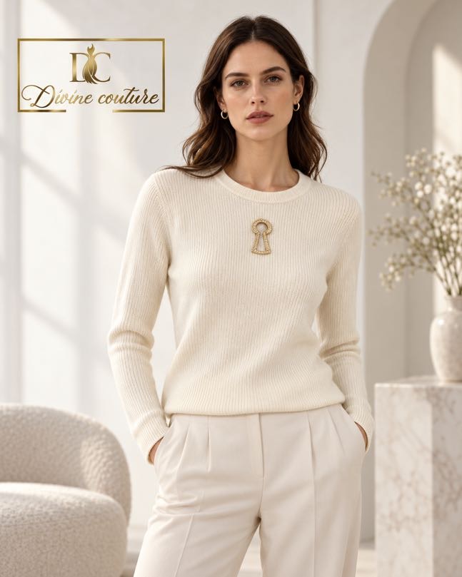 Pulover Cream Elegance