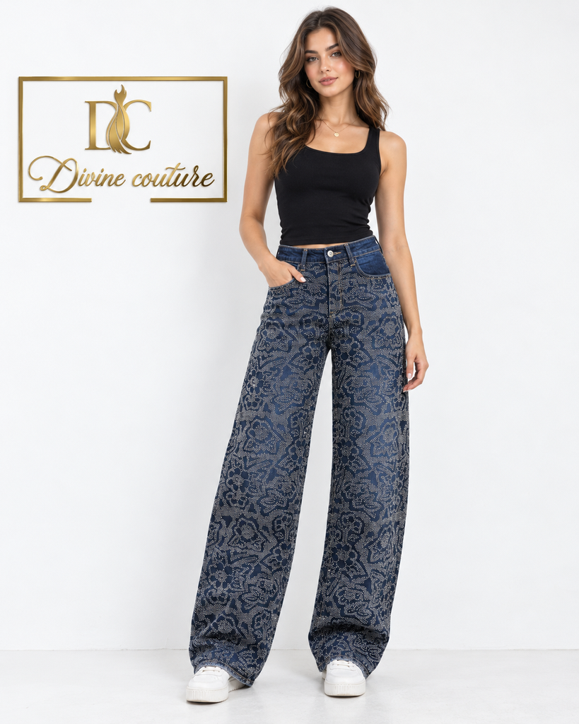 Blugi Crystal Denim